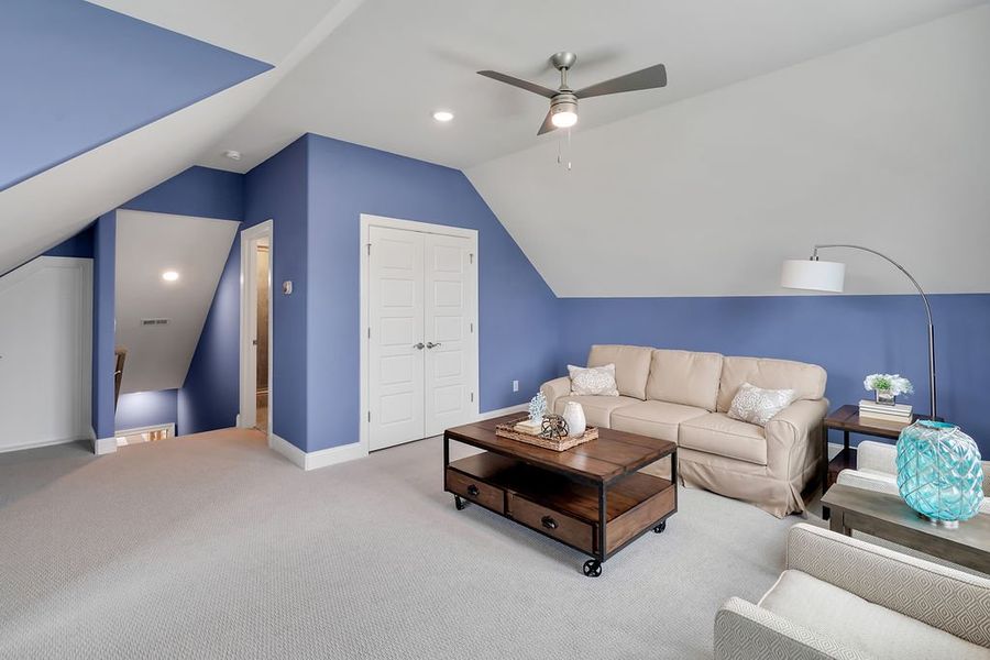 Furnished interior view inside a new home in Brunswick Forest, Leland (Image 20).