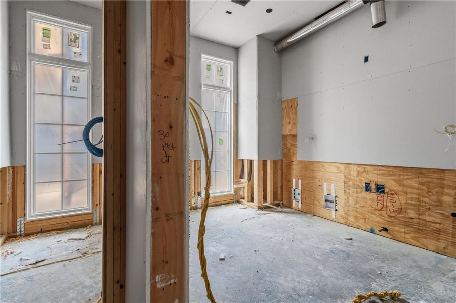 In-progress construction of a new home in , Houston, TX (Image 29).