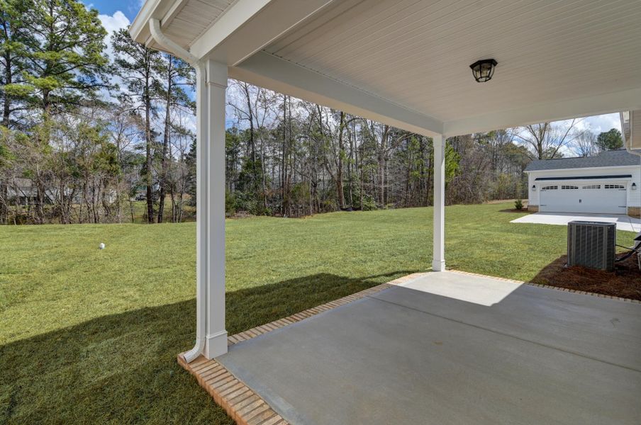Exterior details and patio area of a home in Clubside Reserve at Summerlake, Lexington (Image 32).