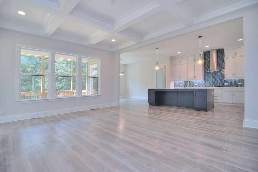Representative unfurnished interior of a home built from the Davidson by Greybrook Homes in Harbor Watch, Statesville (Image 28).