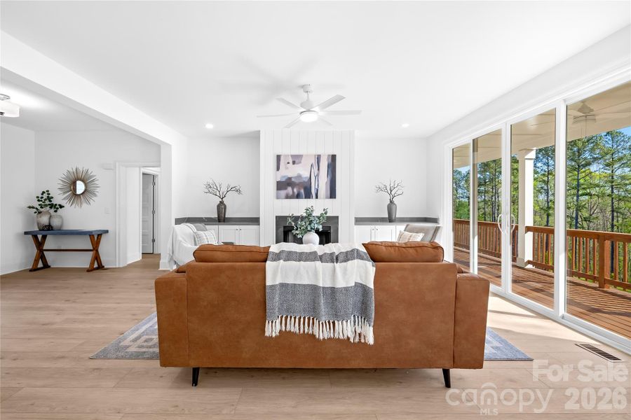 Furnished interior view inside a new home in , Statesville (Image 13). Furnished interior view inside a new home in , Statesville (Image 13).