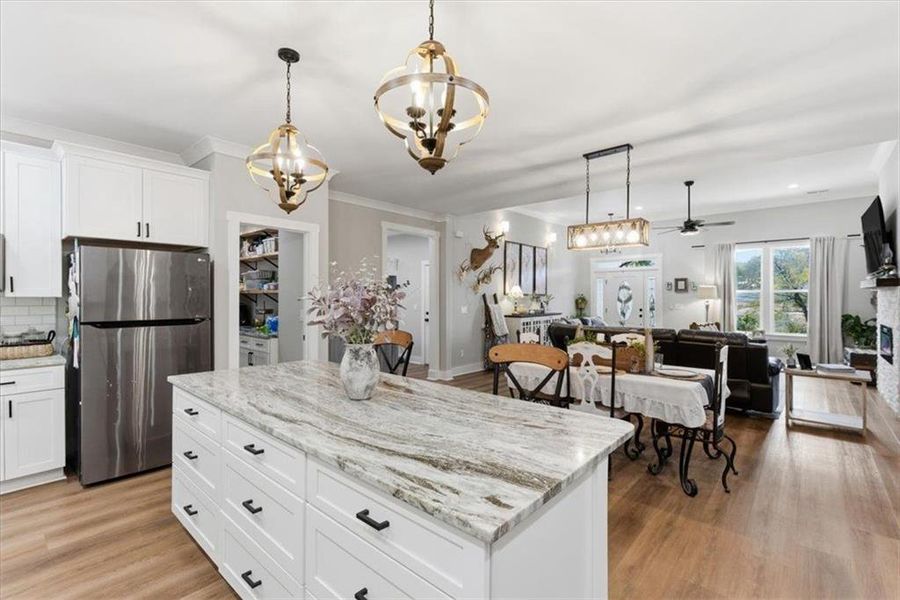 Furnished interior view inside a new home in , Calhoun (Image 14).