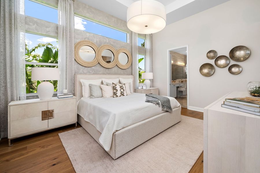 Representative furnished interior of a home built from the Horizon by GL Homes in Valencia Sky (55+), Naples (Image 12).