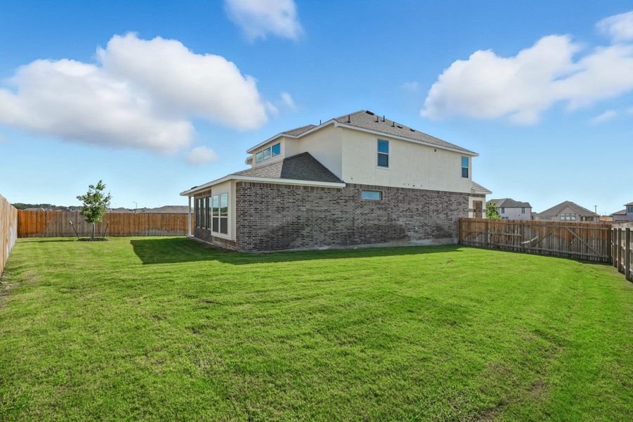Exterior details and patio area of a home in Alsatian Oaks, Castroville (Image 29).