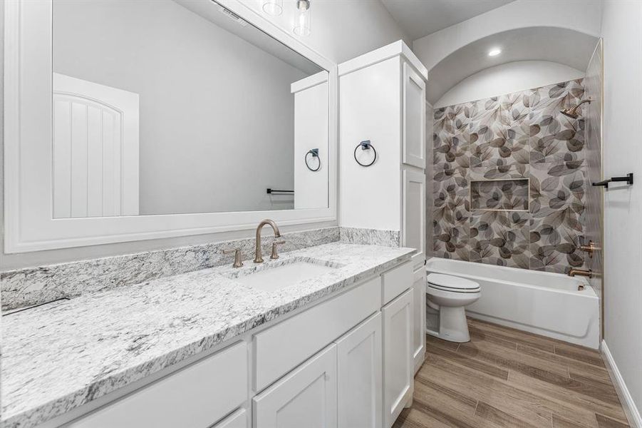 Furnished interior view inside a new home in , Bluff Dale (Image 15).