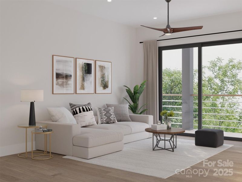 Lower level flex room