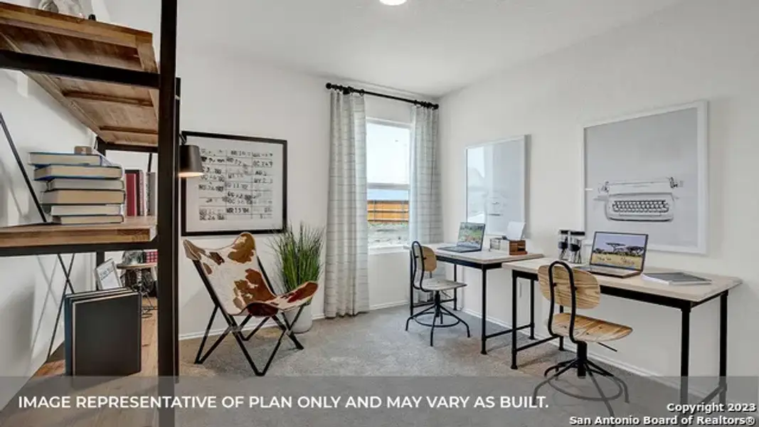 Furnished interior view inside a new home in Swenson Heights, Seguin (Image 27).