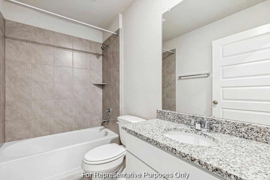 Furnished interior view inside a new home in Marble Creek Crossing, Austin (Image 5). Furnished interior view inside a new home in Marble Creek Crossing, Austin (Image 5).