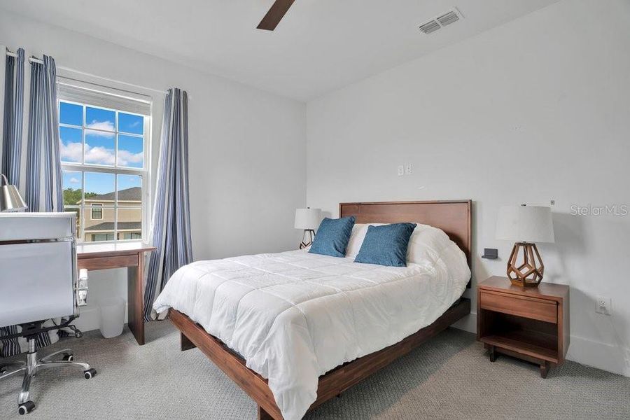 Furnished interior view inside a new home in , Reunion (Image 35).