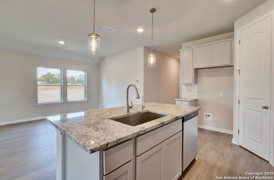 Furnished interior view inside a new home in Clear Creek, New Braunfels (Image 8). Furnished interior view inside a new home in Clear Creek, New Braunfels (Image 8).