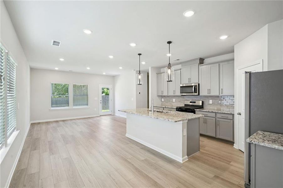 Furnished interior view inside a new home in , Conyers (Image 13).