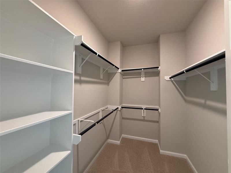Primary walk-in closet
