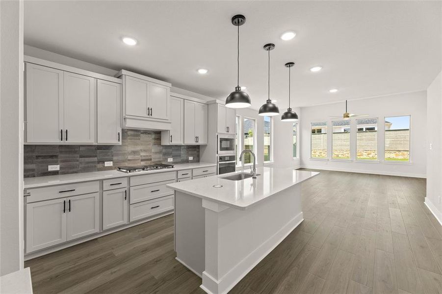 Furnished interior view inside a new home in Treeline, Justin (Image 6).