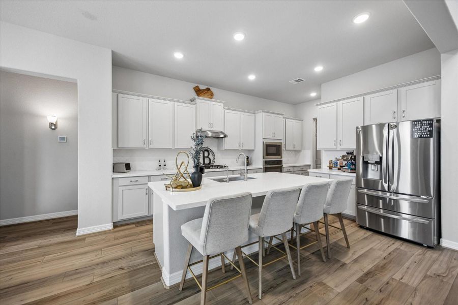 Furnished interior view inside a new home in Westland Ranch, League City (Image 15).