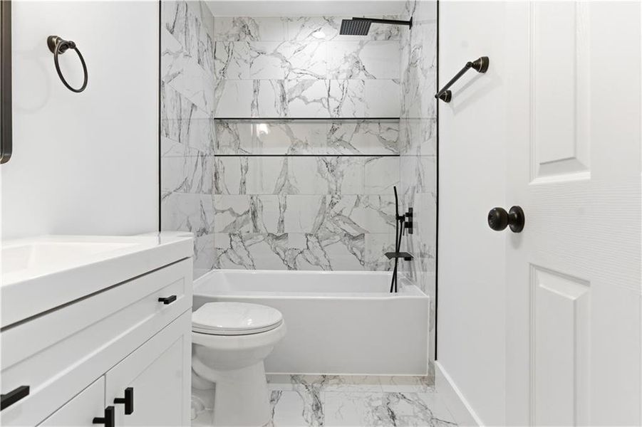 Furnished interior view inside a new home in , Marietta (Image 5).