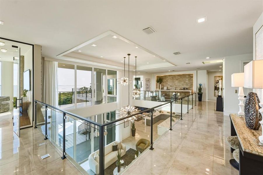 Furnished interior view inside a new home in Legends Bay, Bradenton (Image 49).