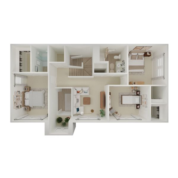 2D floor plan layout for the Malmo by K. Hovnanian® Homes in Sundance Cove, Crosby, TX (Image 25). 2D floor plan layout for the Malmo by K. Hovnanian® Homes in Sundance Cove, Crosby, TX (Image 25).