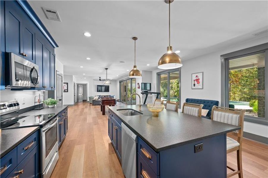 Furnished interior view inside a new home in , Athens (Image 44).