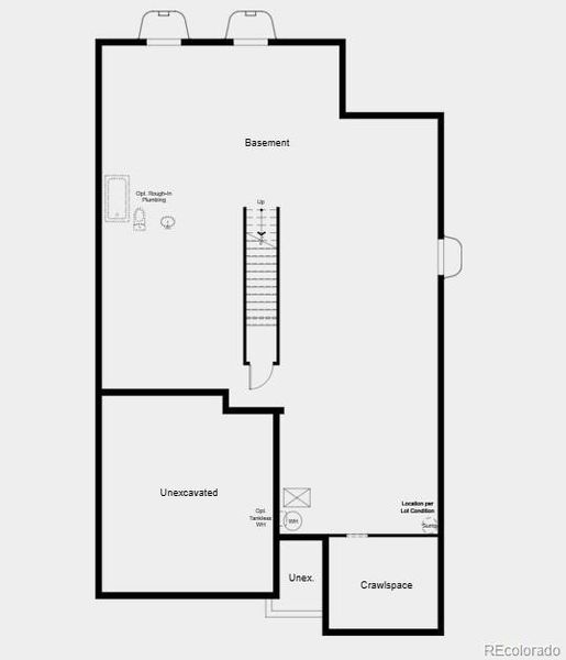 Structural options added include: outdoor living area, study.