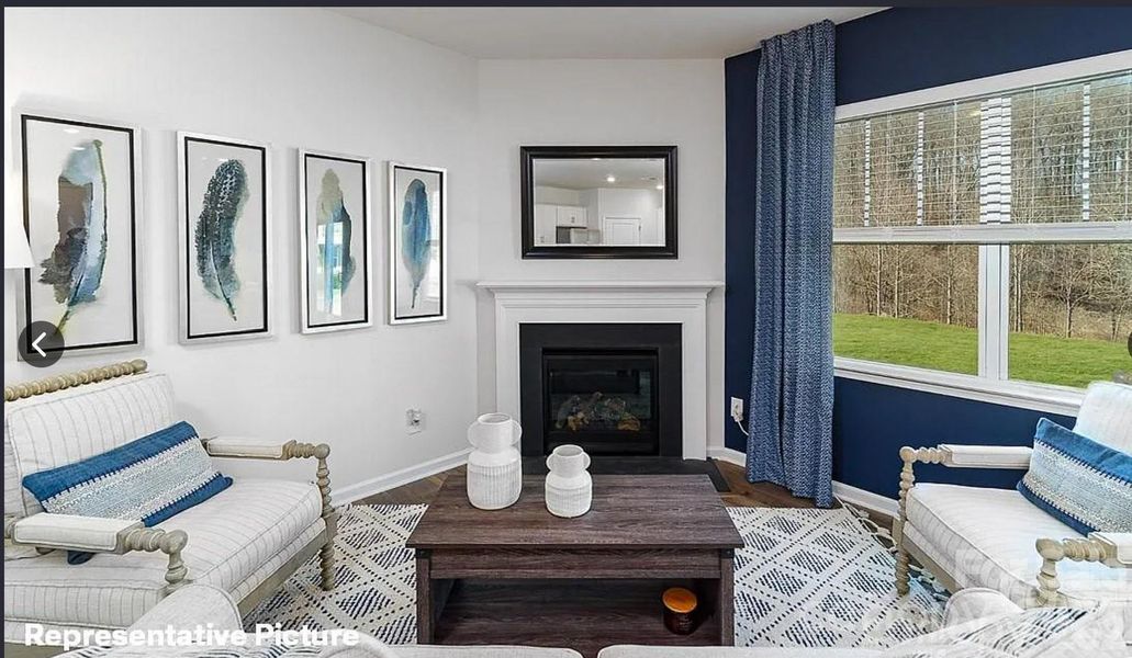 Furnished interior view inside a new home in Brinkley Ridge, Kings Mountain (Image 26).