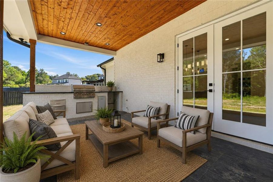Exterior details and patio area of a home in , Bethlehem (Image 4).