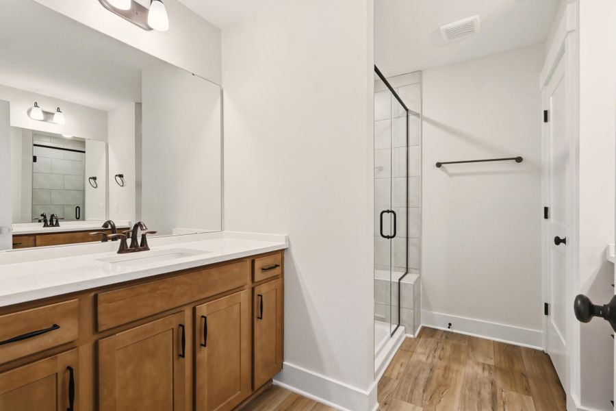 Furnished interior view inside a new home in Harbor Crossing, Greensboro (Image 15).