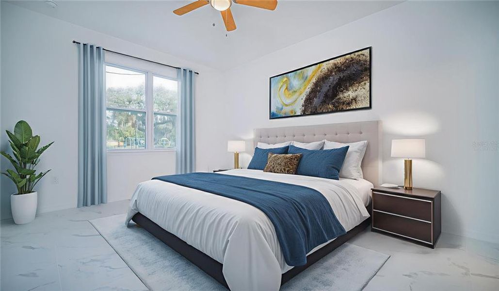 Furnished interior view inside a new home in , Lakeland (Image 11).