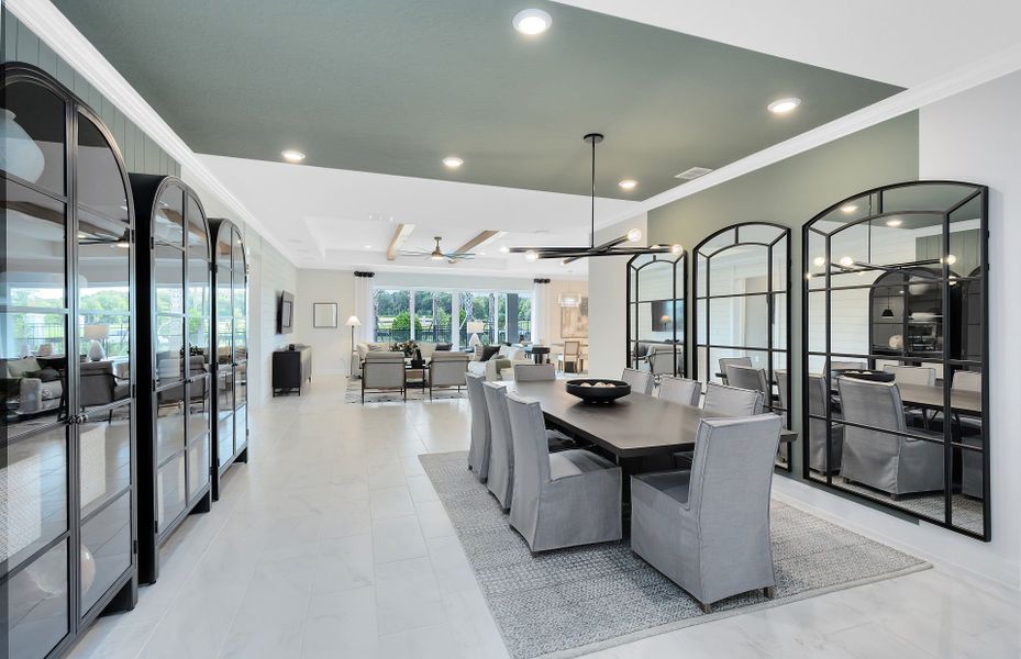 Furnished interior view inside a new home in Foothills Preserve, Mount Dora (Image 8). Furnished interior view inside a new home in Foothills Preserve, Mount Dora (Image 8).