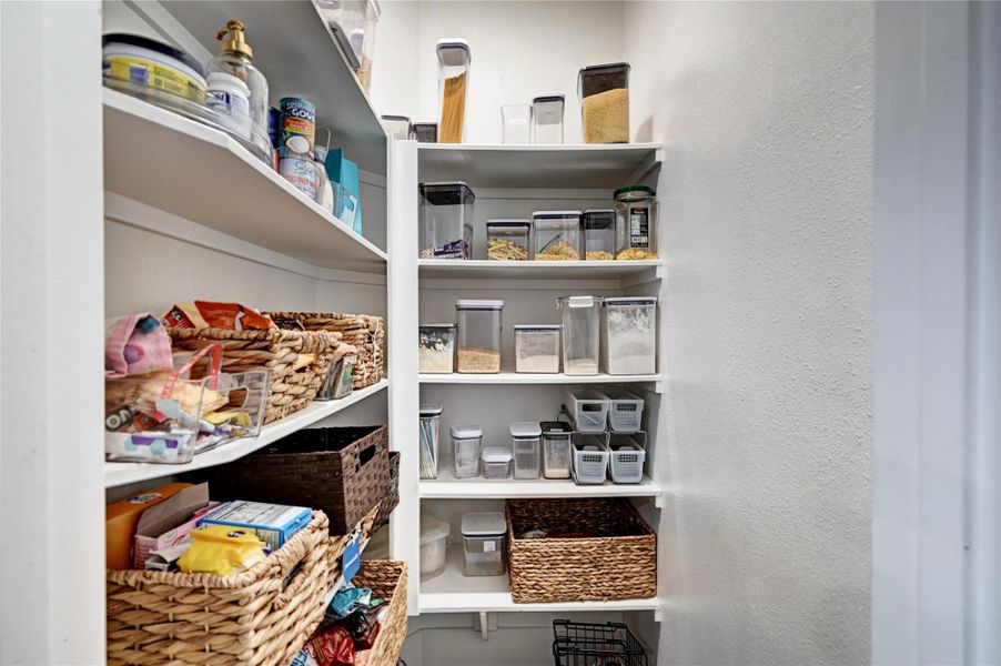 GOOD SIZED PANTRY