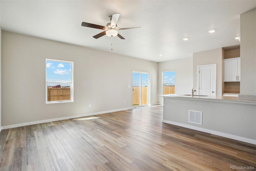 Spacious, unfurnished interior of a new home in Bennett Ranch, Bennett (Image 17). Spacious, unfurnished interior of a new home in Bennett Ranch, Bennett (Image 17).