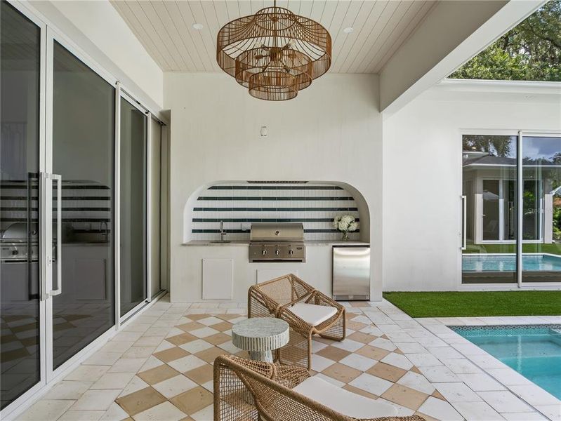 Exterior details and patio area of a home in , Winter Park (Image 33).