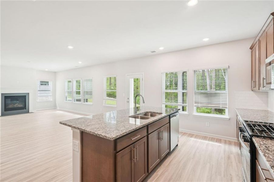Furnished interior view inside a new home in Westmont Preserve, Powder Springs (Image 4). Furnished interior view inside a new home in Westmont Preserve, Powder Springs (Image 4).