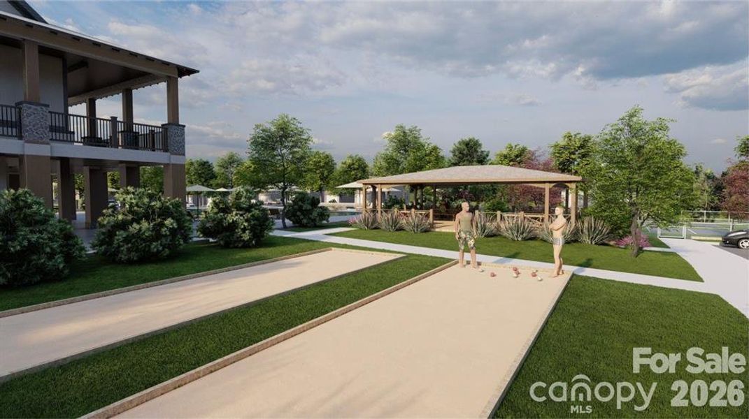 virtual rendering-bocce ball virtual rendering-bocce ball