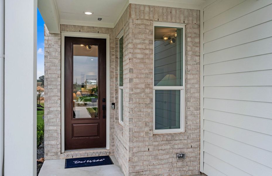 Representative exterior details of a home built from the Compass by Del Webb in Del Webb Austin at Lost Pines, Bastrop (Image 40).