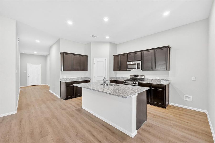 Furnished interior view inside a new home in Kings Way, Denton (Image 13).