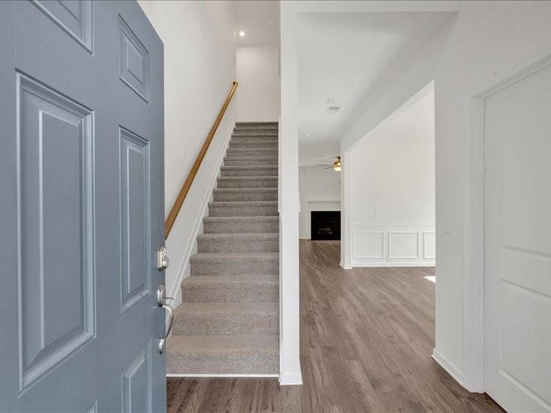 Spacious, unfurnished interior of a new home in The Overlook at Factory Shoals, Mableton (Image 10). Spacious, unfurnished interior of a new home in The Overlook at Factory Shoals, Mableton (Image 10).