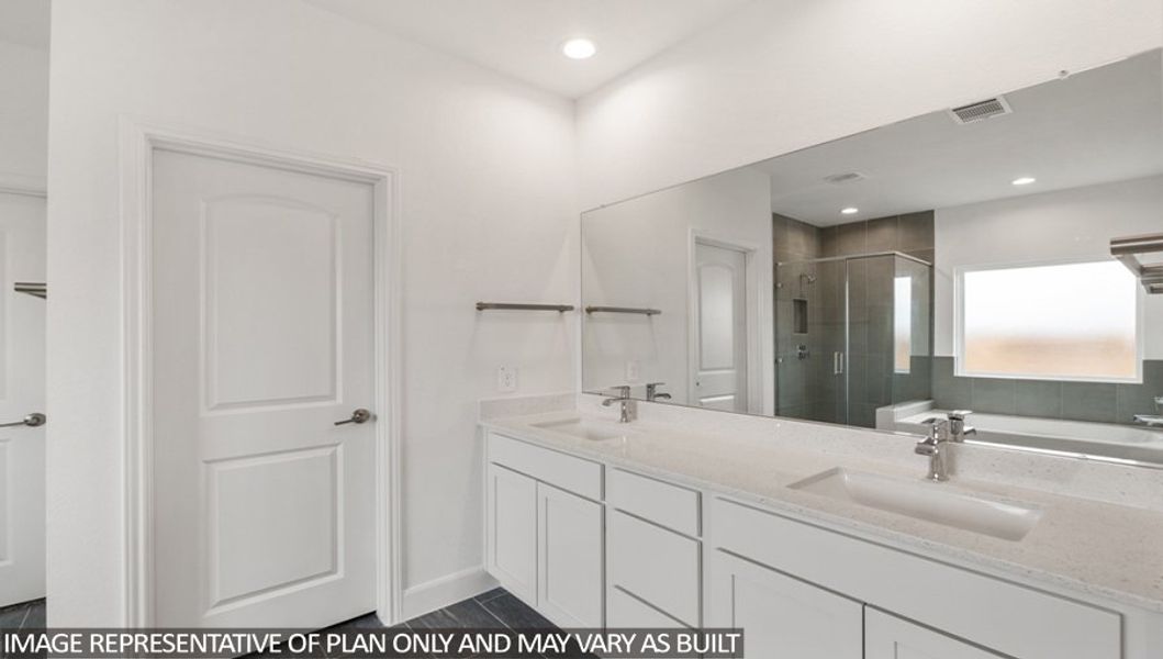 Representative furnished interior of a home built from the 3171 by D.R. Horton in River Ranch Estates, Dayton (Image 11).