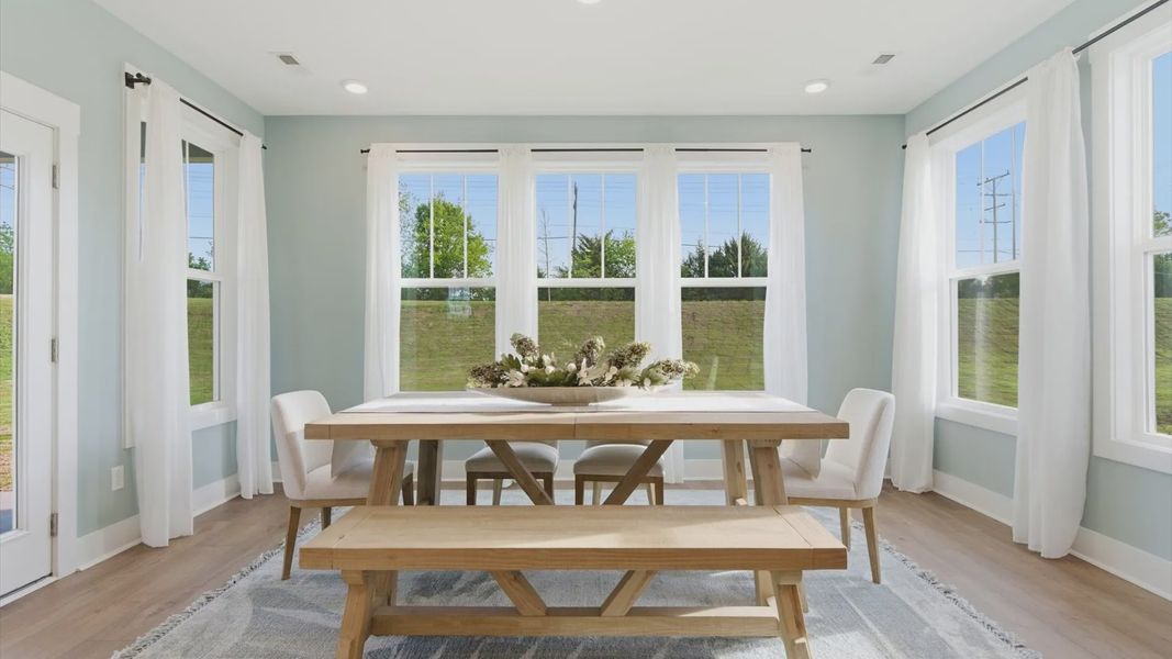 Furnished interior view inside a new home in Wells Crossing, Seneca (Image 7). Furnished interior view inside a new home in Wells Crossing, Seneca (Image 7).