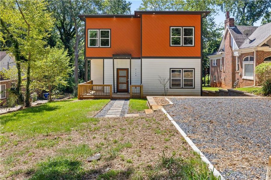 Front exterior of a new home in , Atlanta, GA, highlighting curb appeal (Image 2).