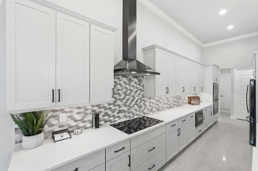 Furnished interior view inside a new home in , Palm Coast (Image 62).