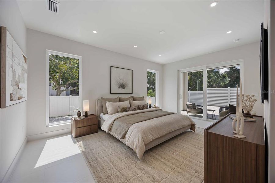Furnished interior view inside a new home in , Sarasota (Image 9).