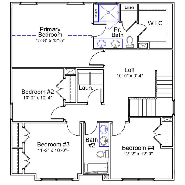 2D floor plan layout of this home in Ellington, Elgin, SC (Image 4). 2D floor plan layout of this home in Ellington, Elgin, SC (Image 4).