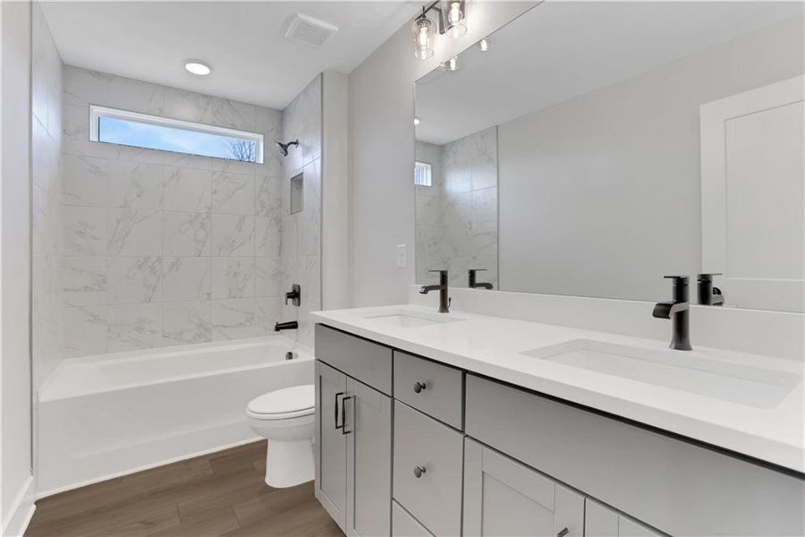 Furnished interior view inside a new home in Marble Tree, Ball Ground (Image 8).