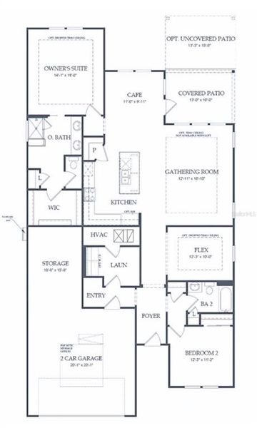 2D floor plan layout of this home in , Ocala, FL (Image 5).