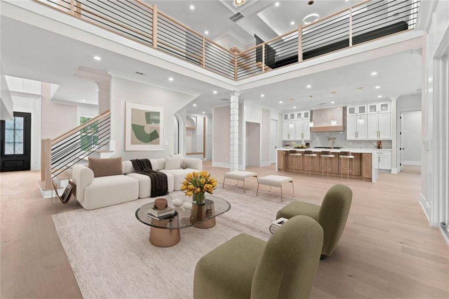 Furnished interior view inside a new home in , Loganville (Image 15).