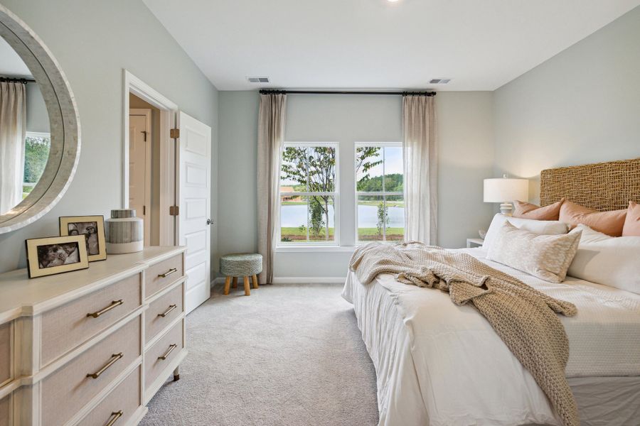 Furnished interior view inside a new home in Sweetgrass at Summers Corner: Carolina Collection, Summerville (Image 15). Furnished interior view inside a new home in Sweetgrass at Summers Corner: Carolina Collection, Summerville (Image 15).