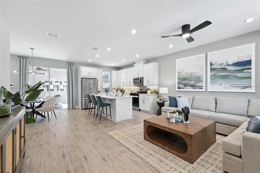 Furnished interior view inside a new home in Celebration, Celebration (Image 9).