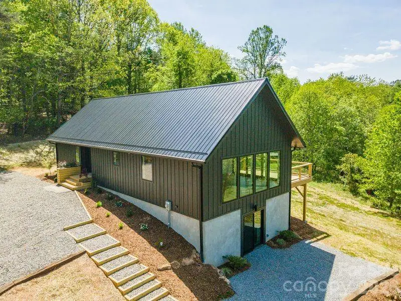 Exterior details and patio area of a home in , Asheville (Image 3).