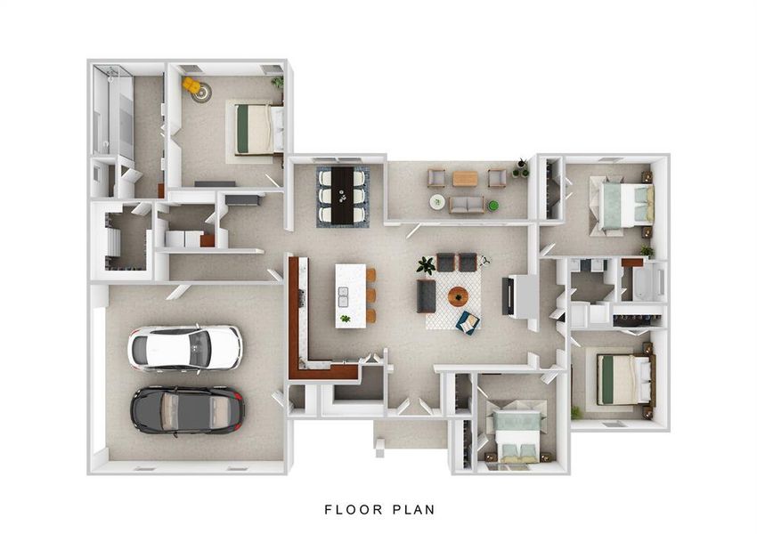 2D floor plan layout of this home in , Mabank, TX (Image 3). 2D floor plan layout of this home in , Mabank, TX (Image 3).