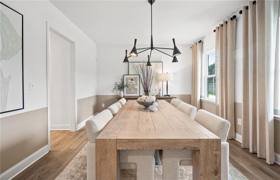 Furnished interior view inside a new home in Briar Creek, Atlanta (Image 35).
